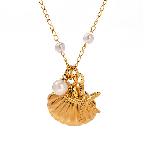 Oceanic Treasure Charm Necklace